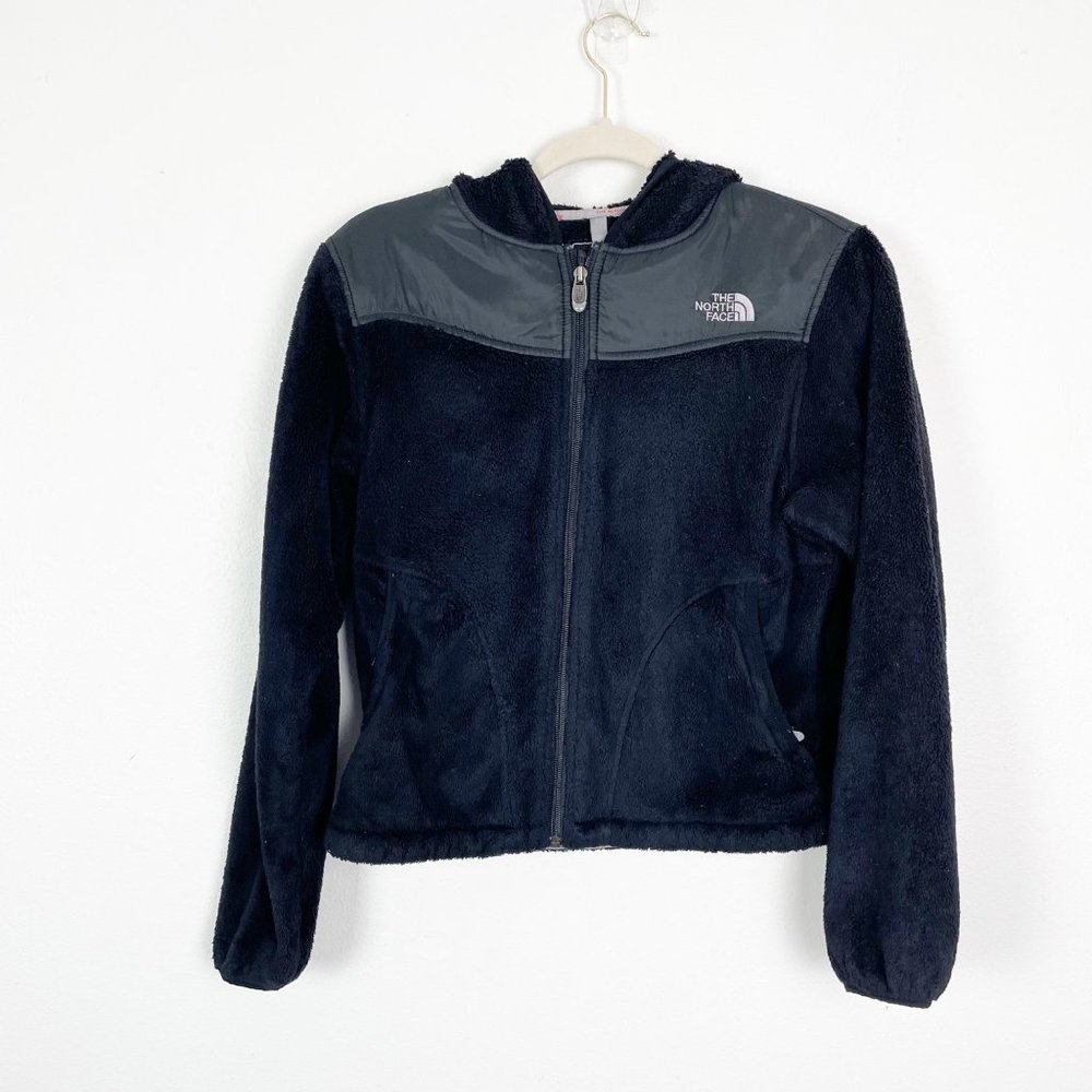 The North Face‎ Women's S Black Fuzzy Fleece Full Zip Hoodie Fall Jacket